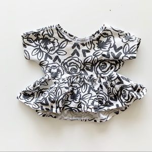 Baby girl peplum top